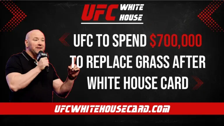UFC-to-Spend-$700,000-to-Replace-Grass-After-White-House-Card